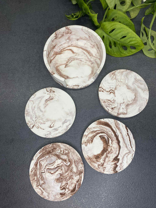 Set Untersetzer (braun)