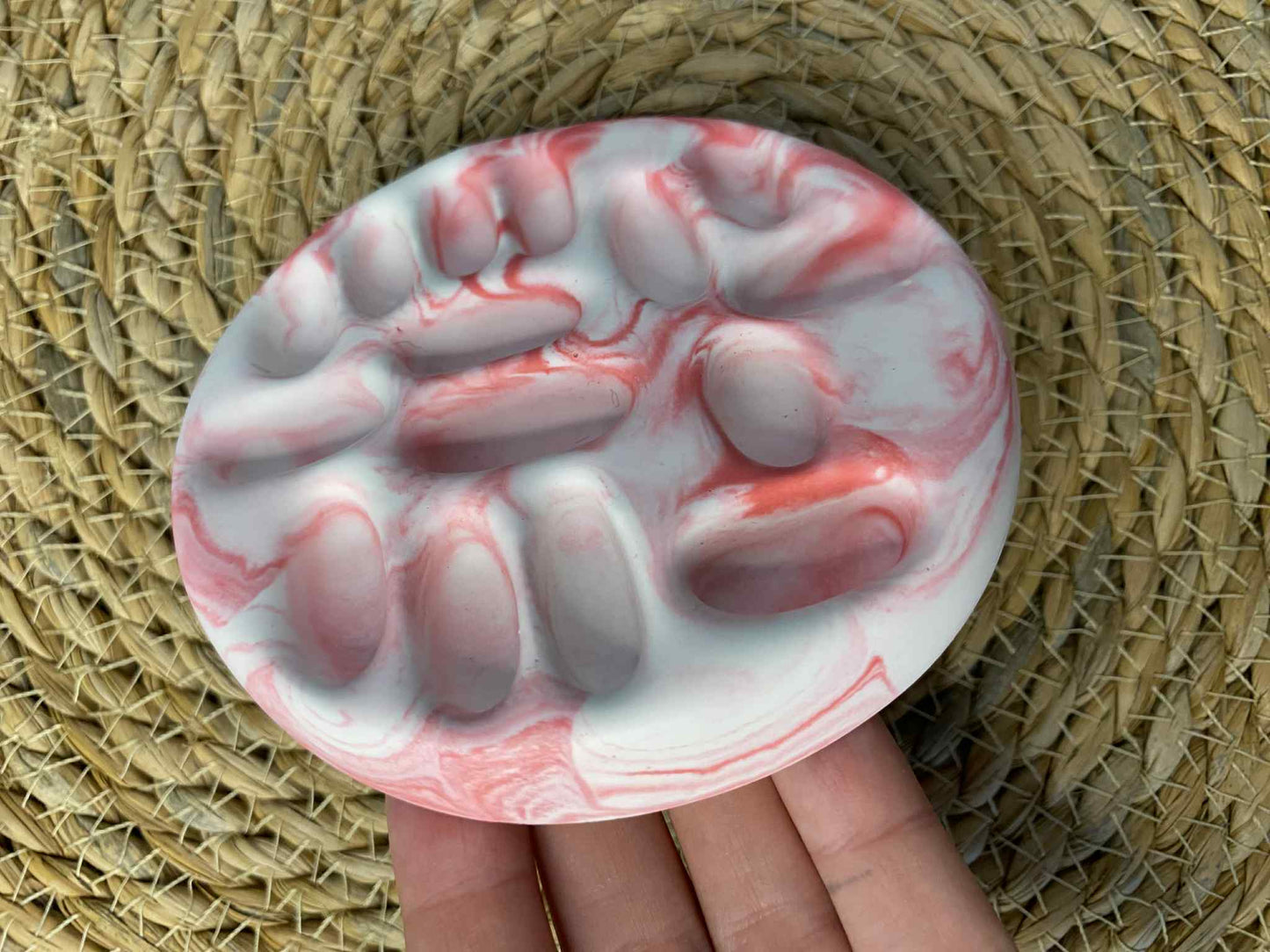 Žiedų dėklas (raudonas)