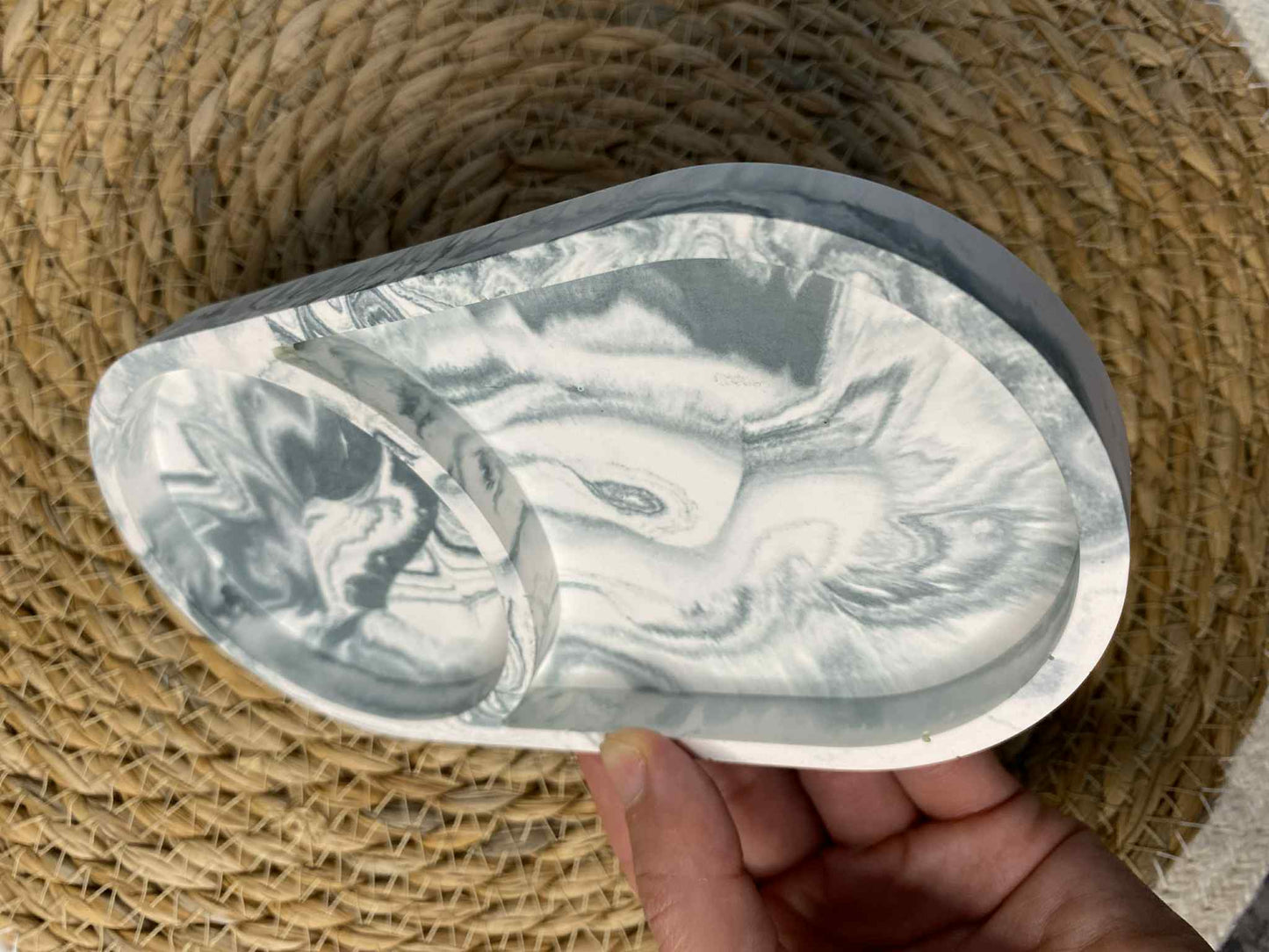 Dviejų dalių padėkliukas (žalias)