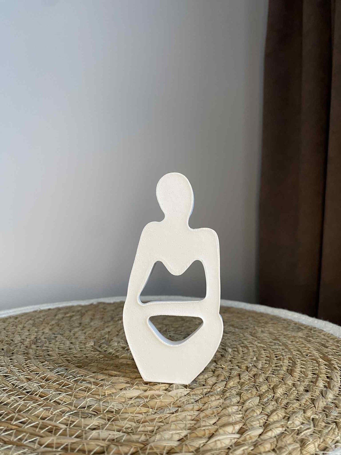 Susimąstęs žmogeliukas modelis 3 (baltas)