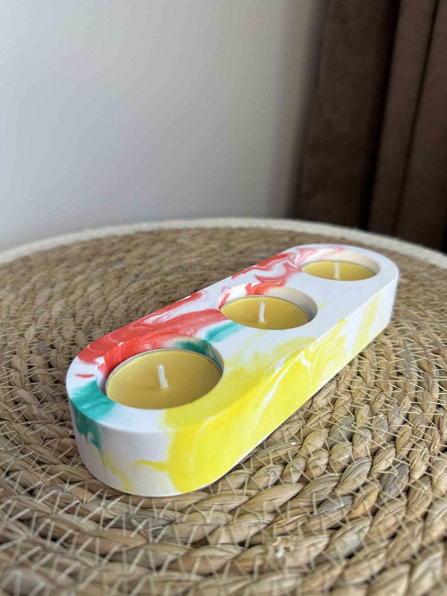 Trijų dalių žvakidė (Lietuvos trispalvė)