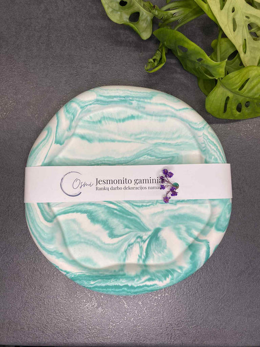 Padėkliukas apvalus debesėlis (žalias)