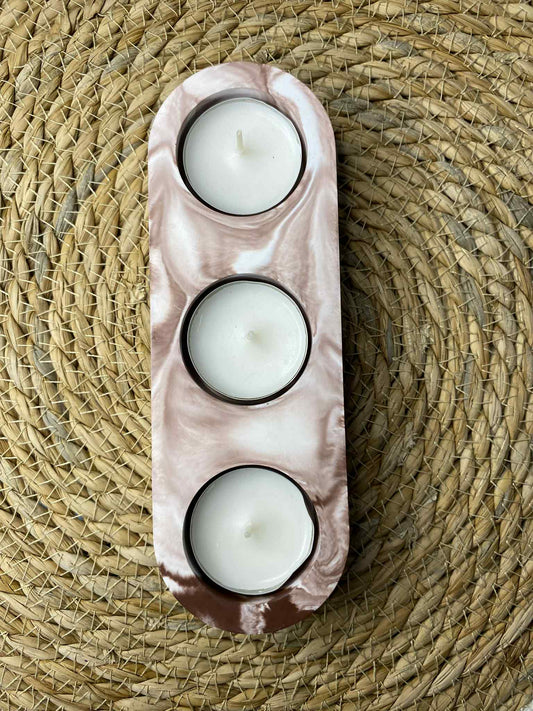 Dreiteiliger Kerzenständer