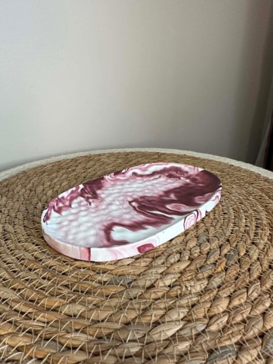 Padėkliukas bangelės (bordo)