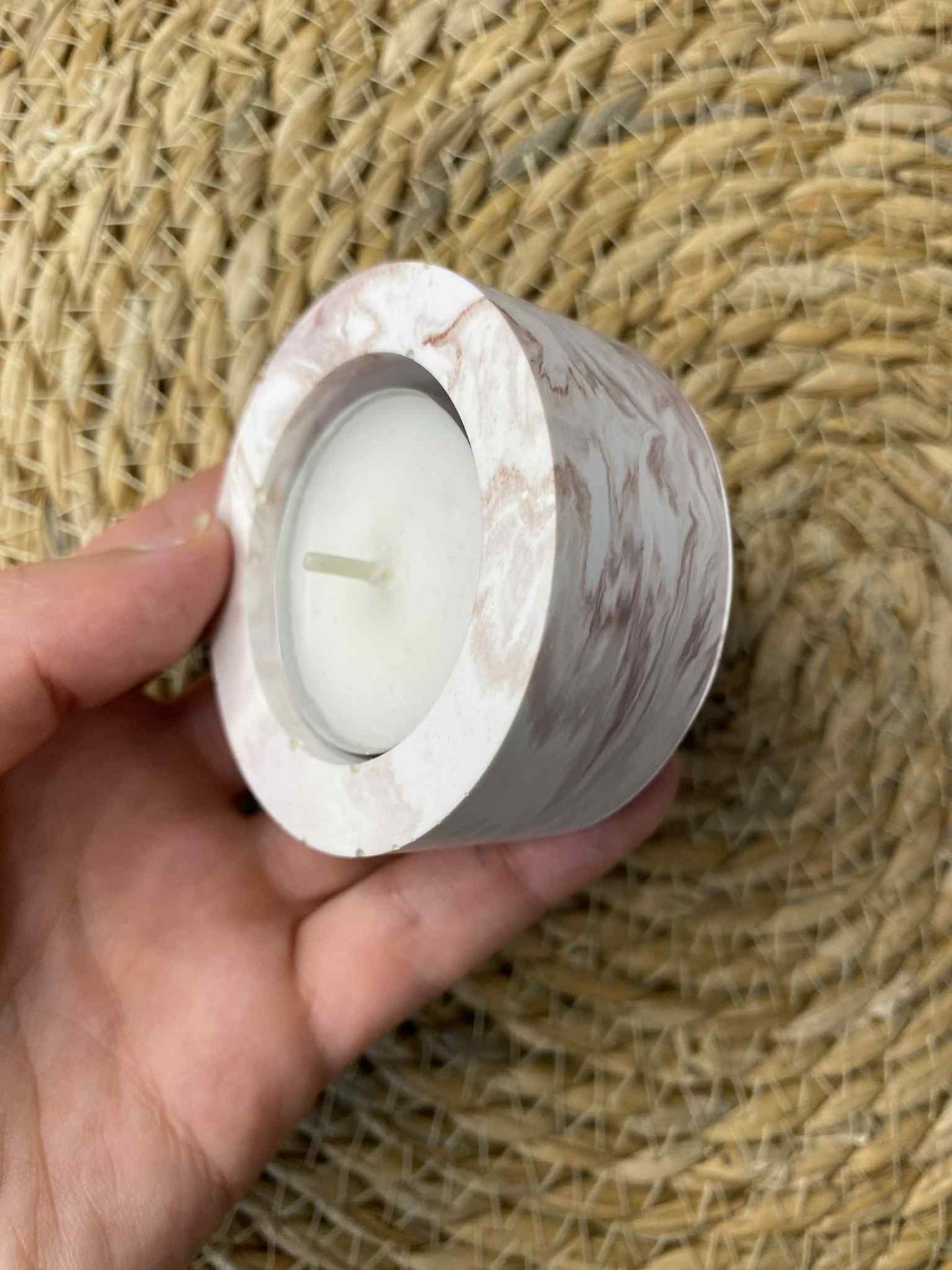 One-piece candlestick (mild cocoa)