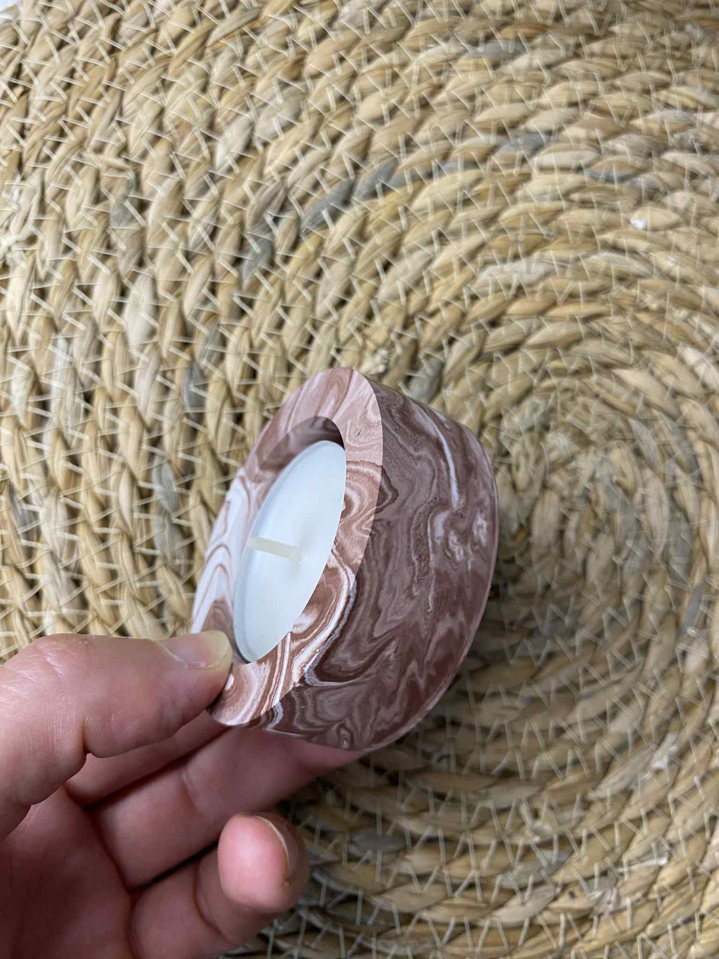 One-piece candlestick (cocoa)