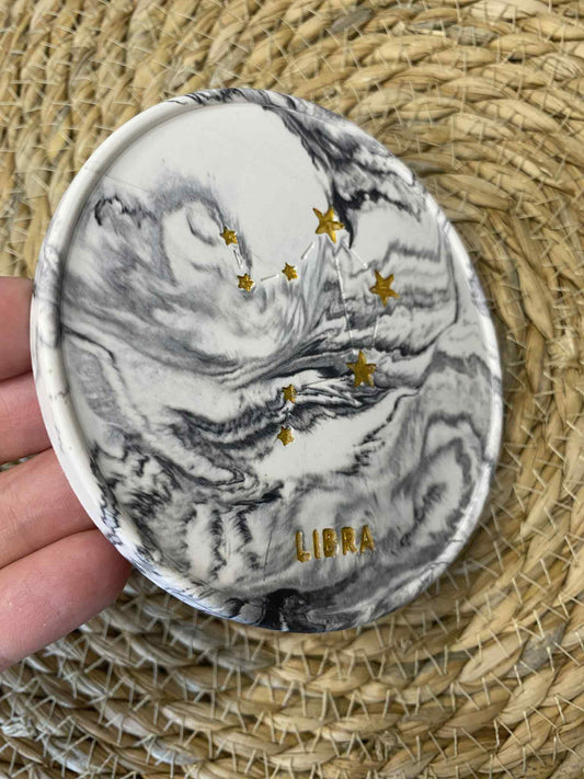 Untersetzer mit dem Sternbild Waage