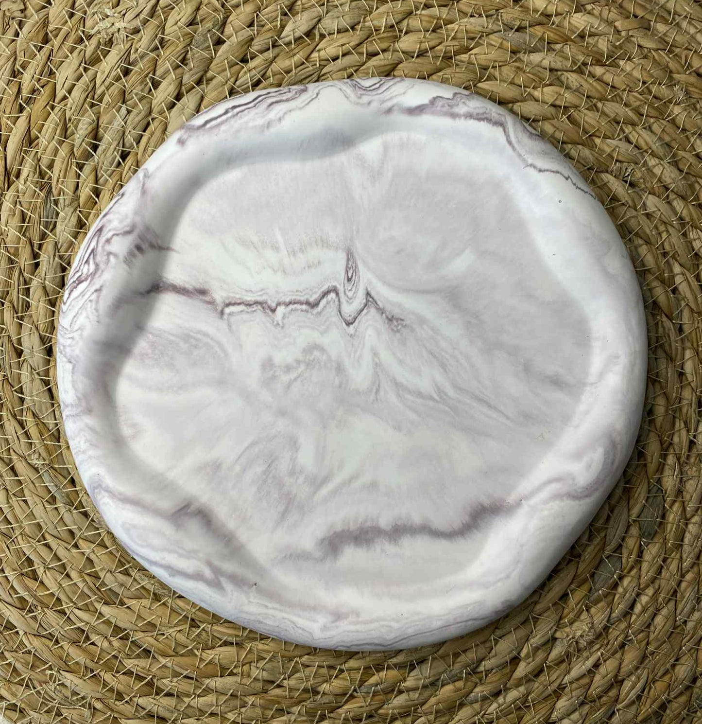 Padėkliukas apvalus debesėlis (violetinė)