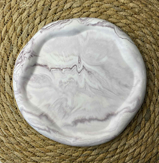 Padėkliukas apvalus debesėlis (violetinė)