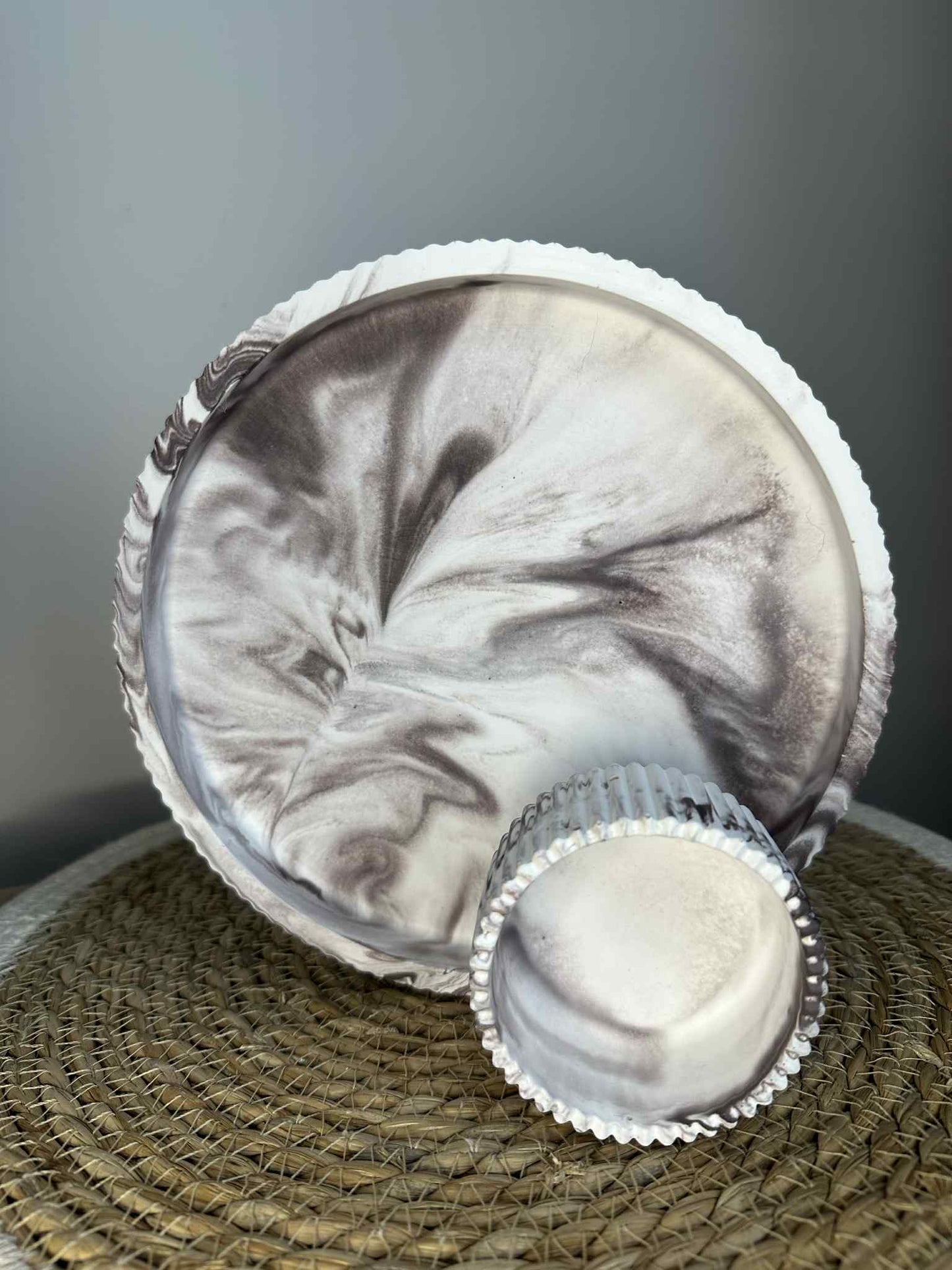 Universalus padėklas su indeliu (tamsiai violetinė)