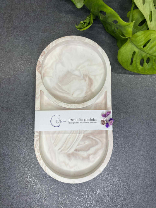 Dviejų dalių padėkliukas (švelni kakava)