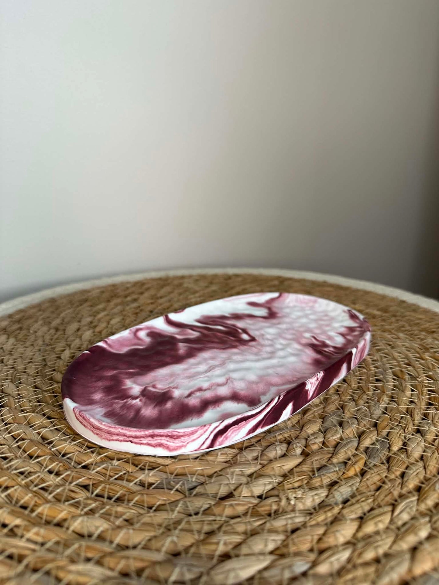 Padėkliukas bangelės (bordo)