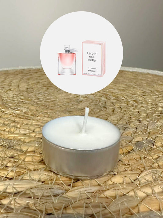 Rankų darbo arbatinės žvakės (sojų vaško)