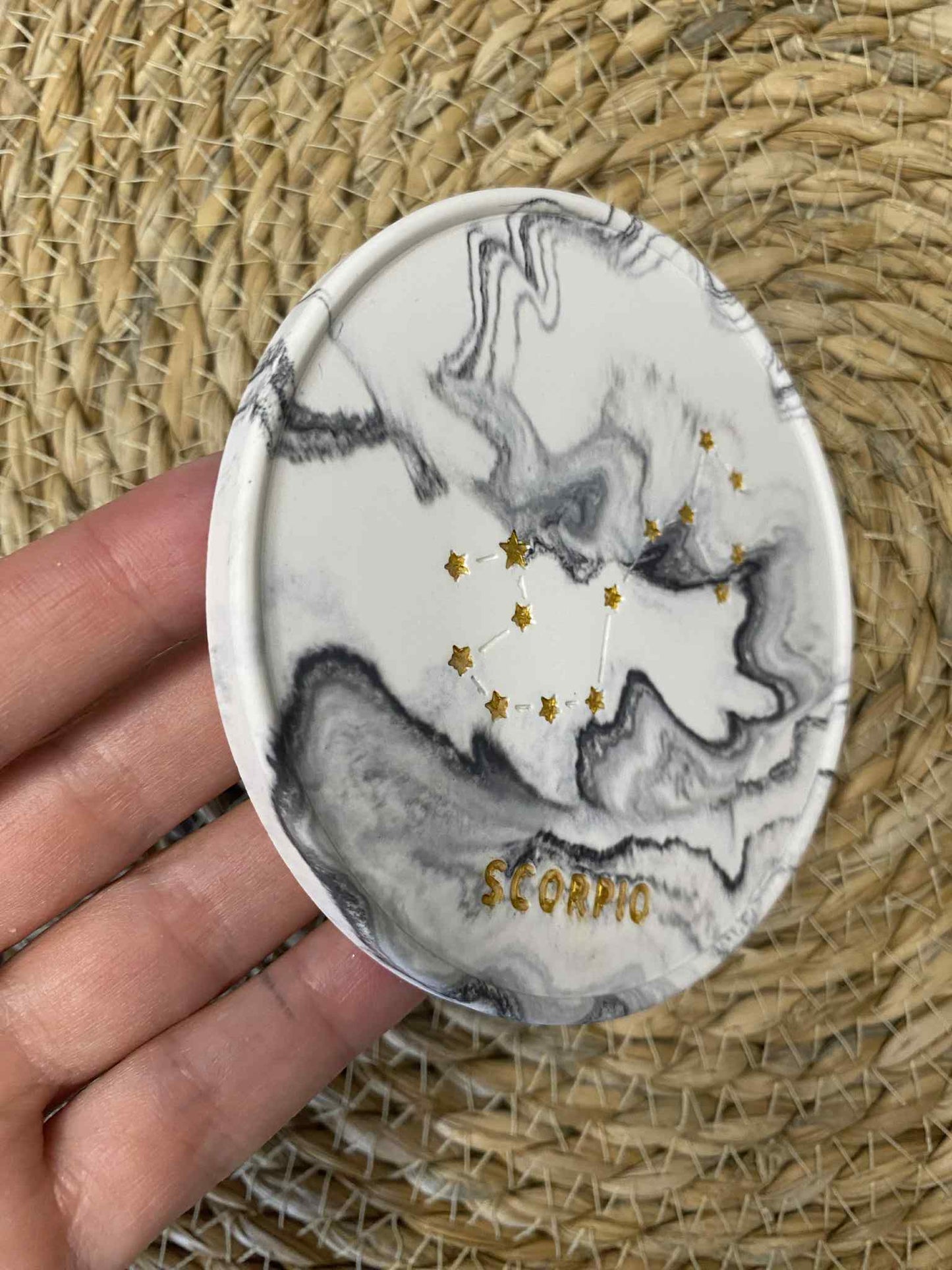 Padėkliukas su Skorpiono žvaigždynu