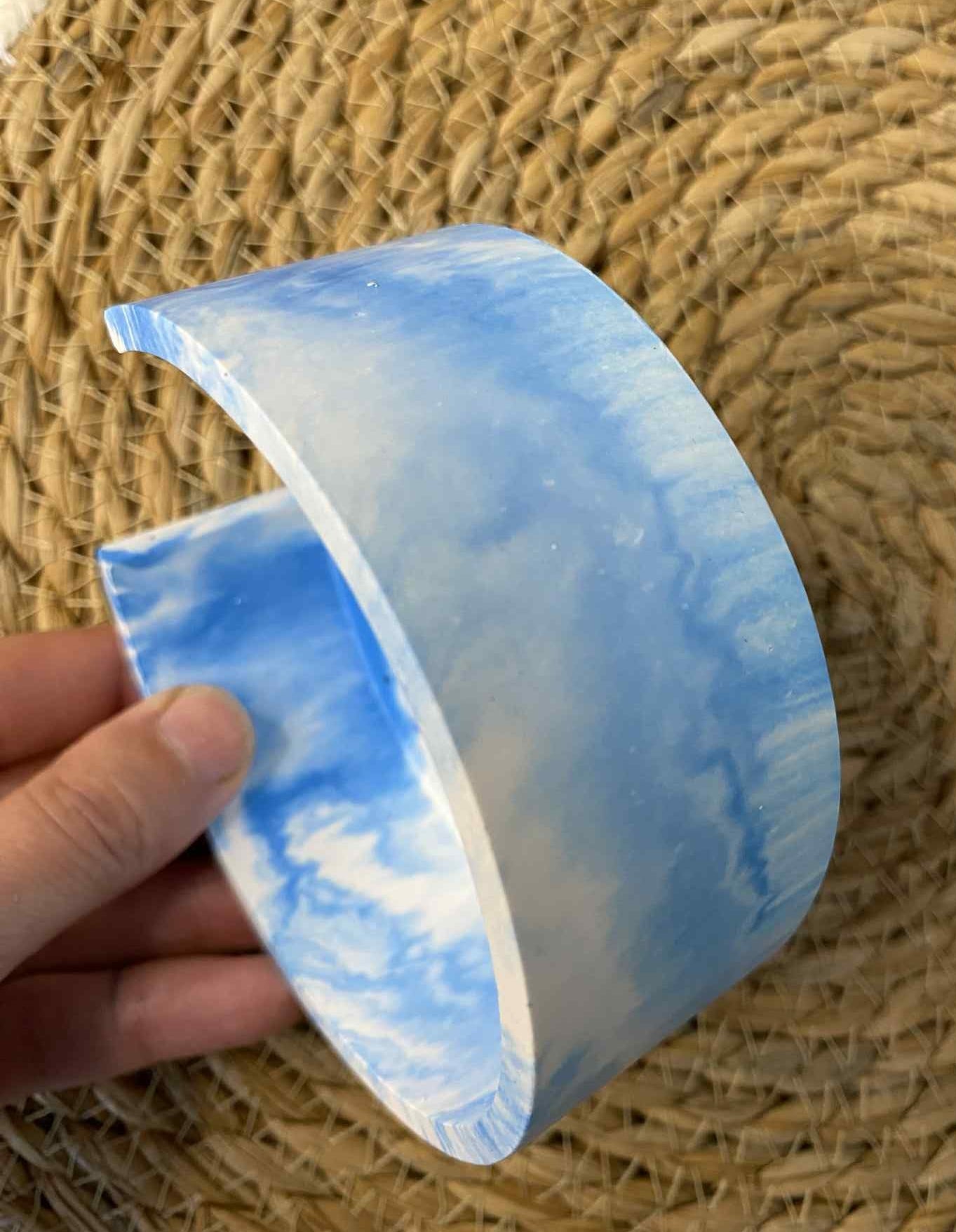 Puodelių padėkliukų rinkinys (mėlynas)