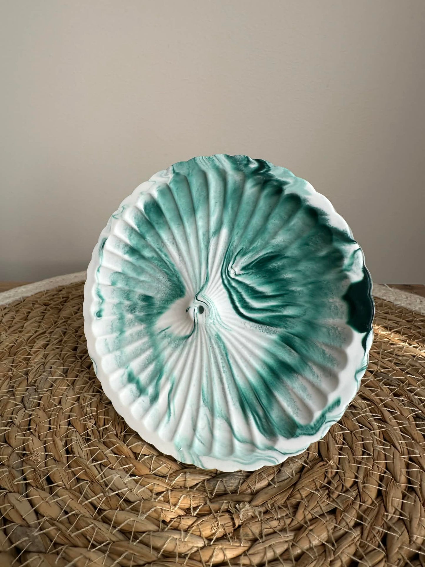 Apvali smilkalinė (žalia)