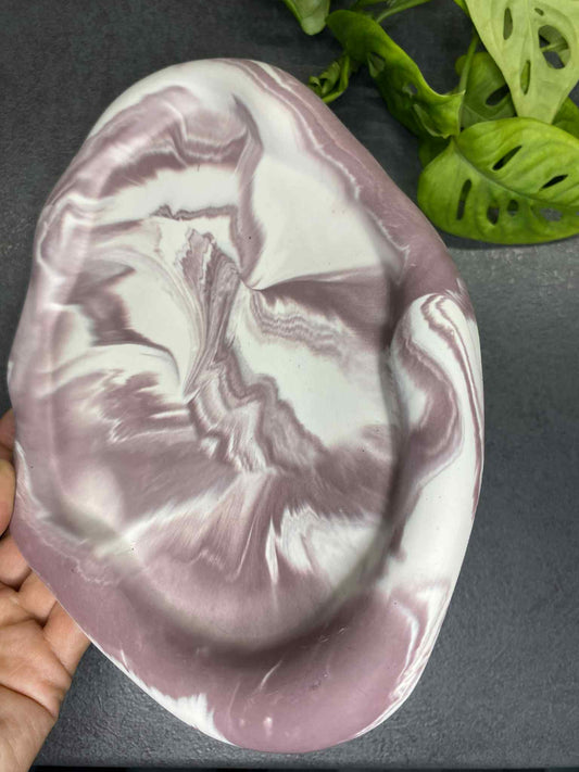 Cloud-shaped coaster (purple)