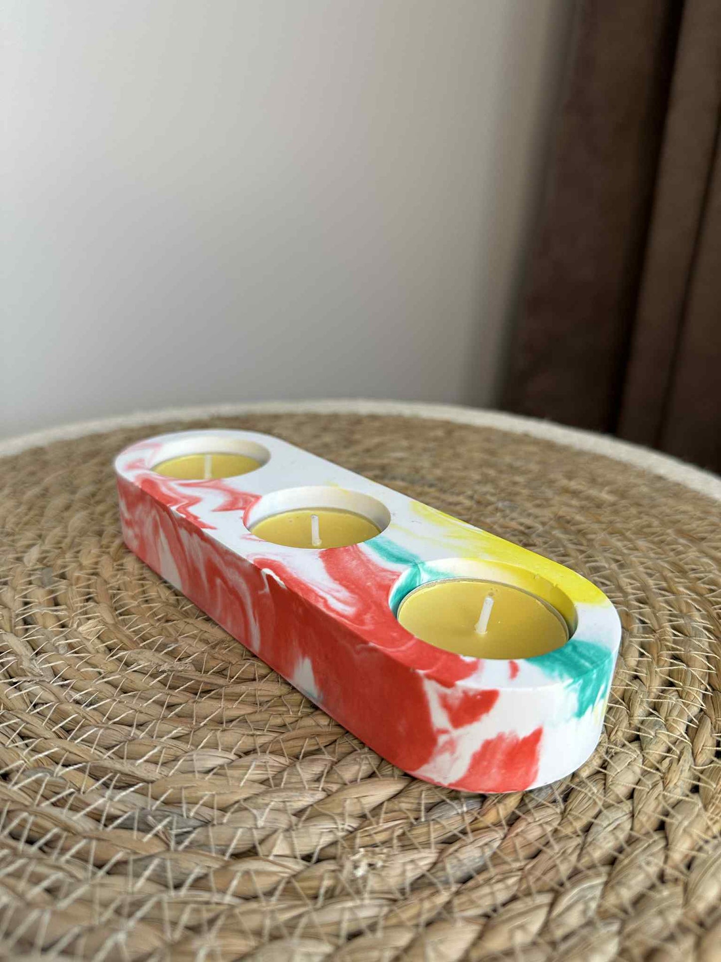 Trijų dalių žvakidė (Lietuvos trispalvė)