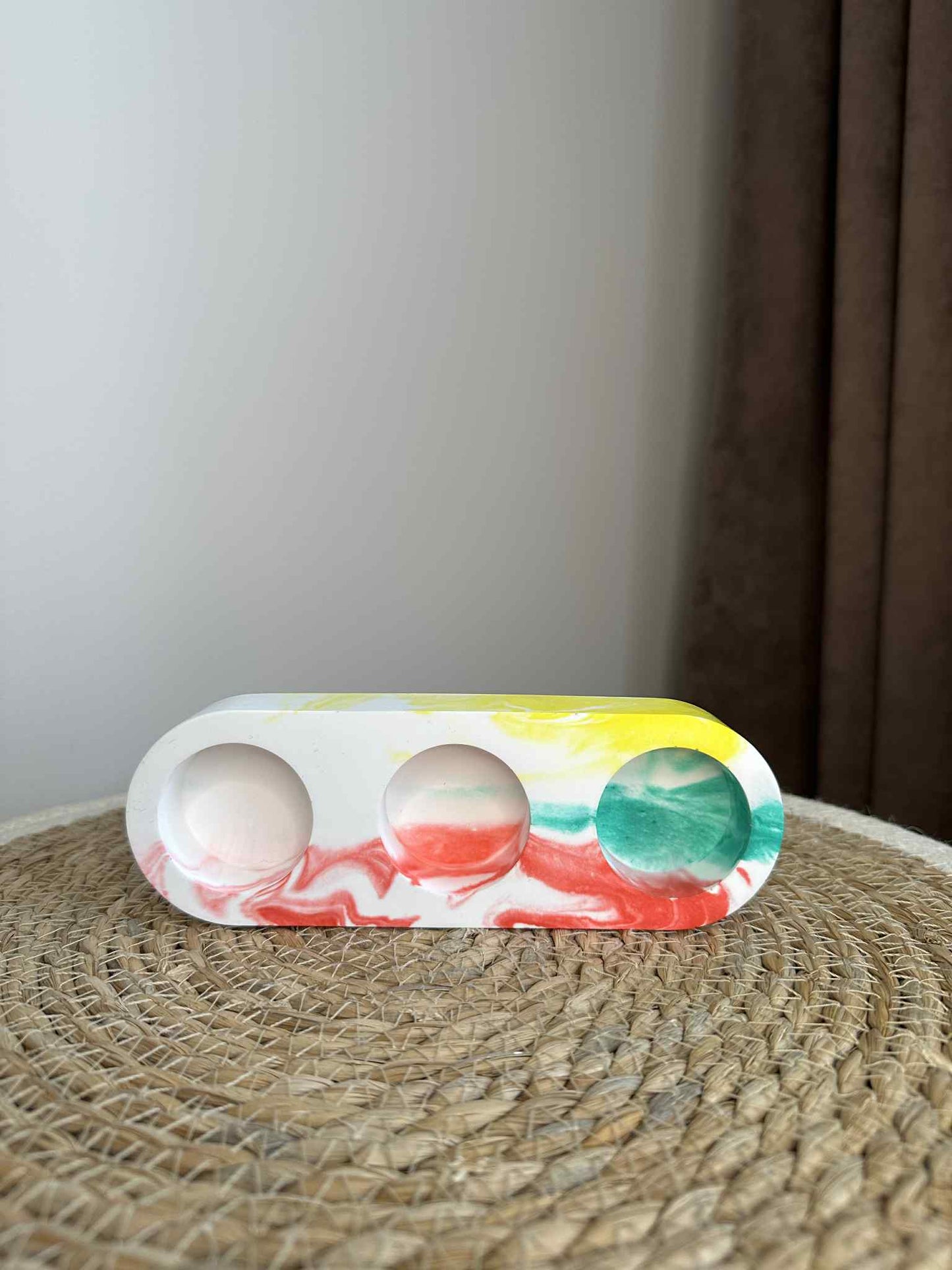 Trijų dalių žvakidė (Lietuvos trispalvė)