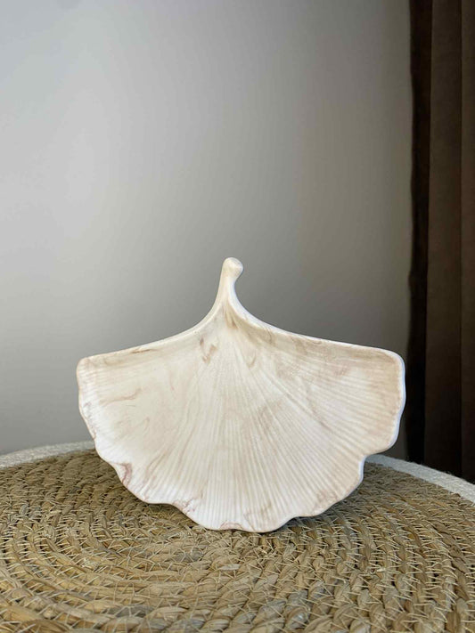 Ginkmedžio lapo padėkliukas (švelni ruda)