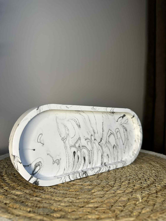 Lange Achterbahn (schwarzer Marmor)