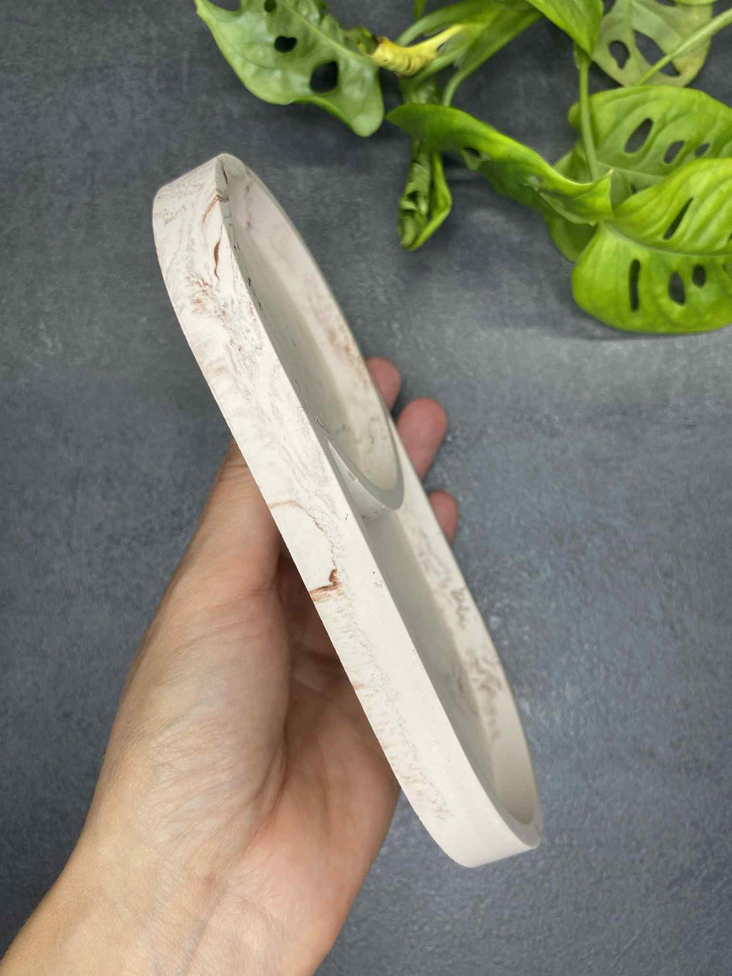 Dviejų dalių padėkliukas (ruda)