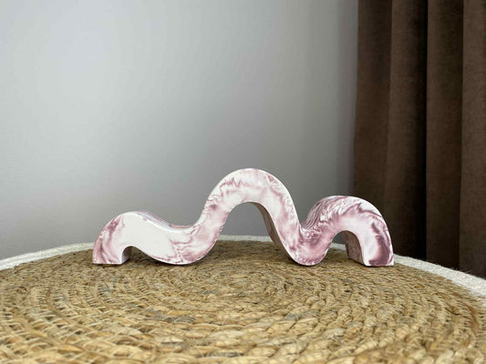 Lenkta žvakidė (violetinė)