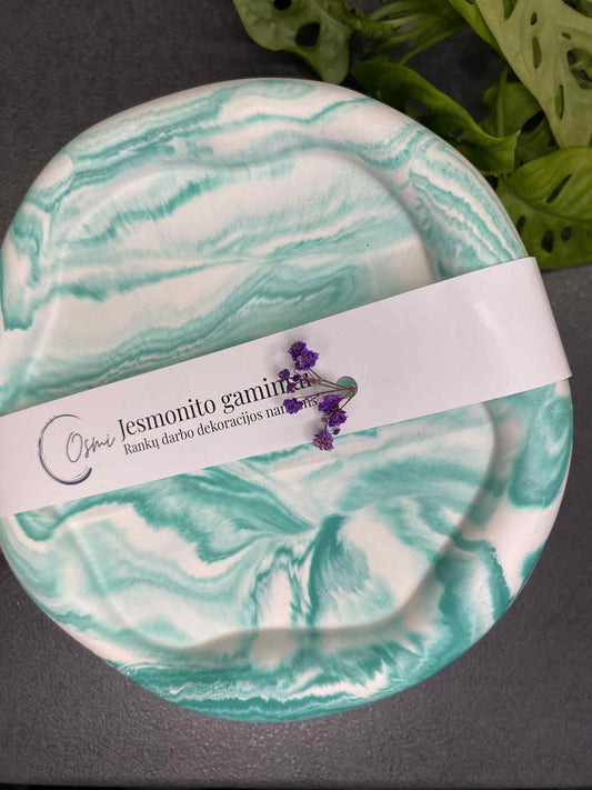 Runde Wolkenachterbahn (grün)