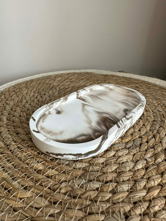 Vienos dalies padėkliukas (rudas)