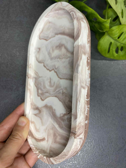 Einteiliger Untersetzer (mildes Kakaobraun)