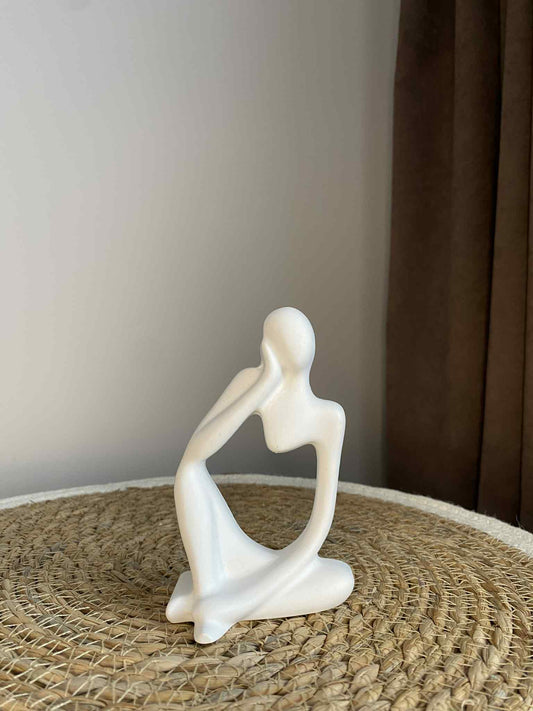 Susimąstęs žmogeliukas 2 modelis (baltas)