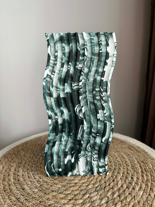 llgas banguotas padėkliukas (tamsiai žalias)