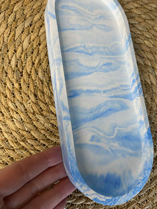 Lange Achterbahn (blau)