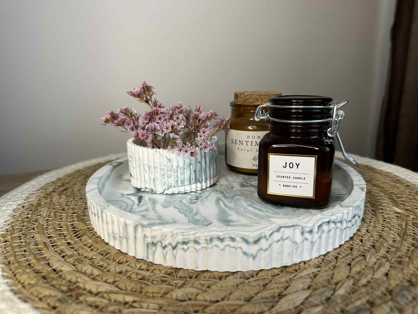 Universalus padėklas su indeliu (moderni žalia)