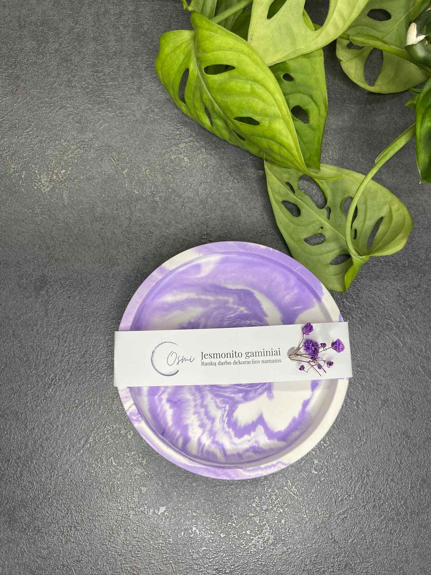 Apvali smilkalinė (violetinė)