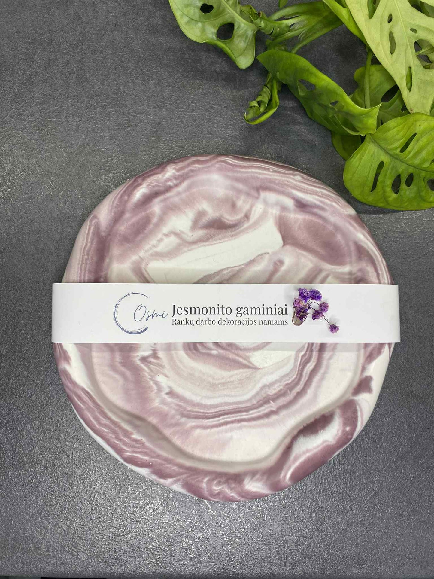Padėkliukas apvalus debesėlis (violetinis)