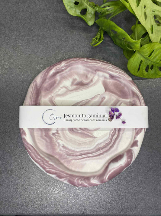 Padėkliukas apvalus debesėlis (violetinis)