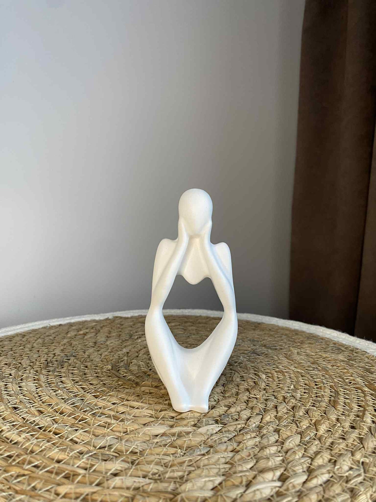 Susimąstęs žmogeliukas modelis 1 (baltas)