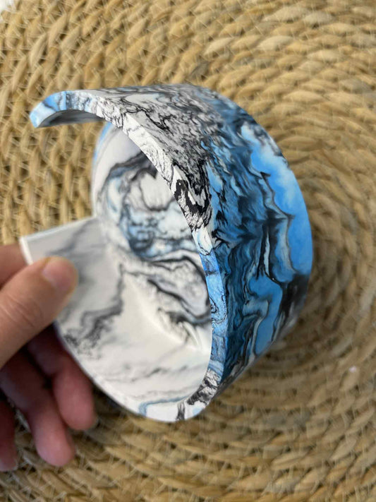 Set Untersetzer (blau/schwarz)