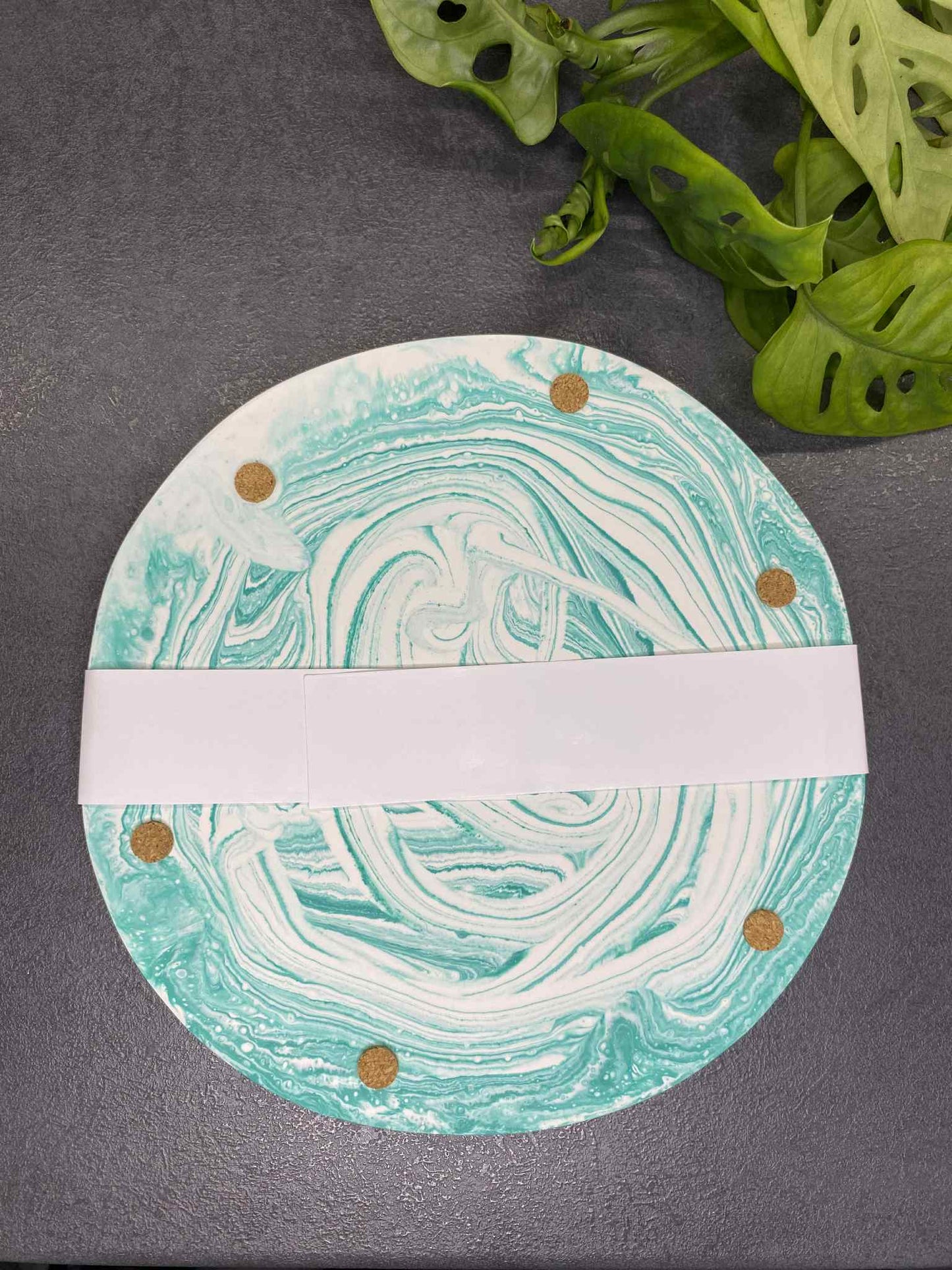 Padėkliukas apvalus debesėlis (žalias)