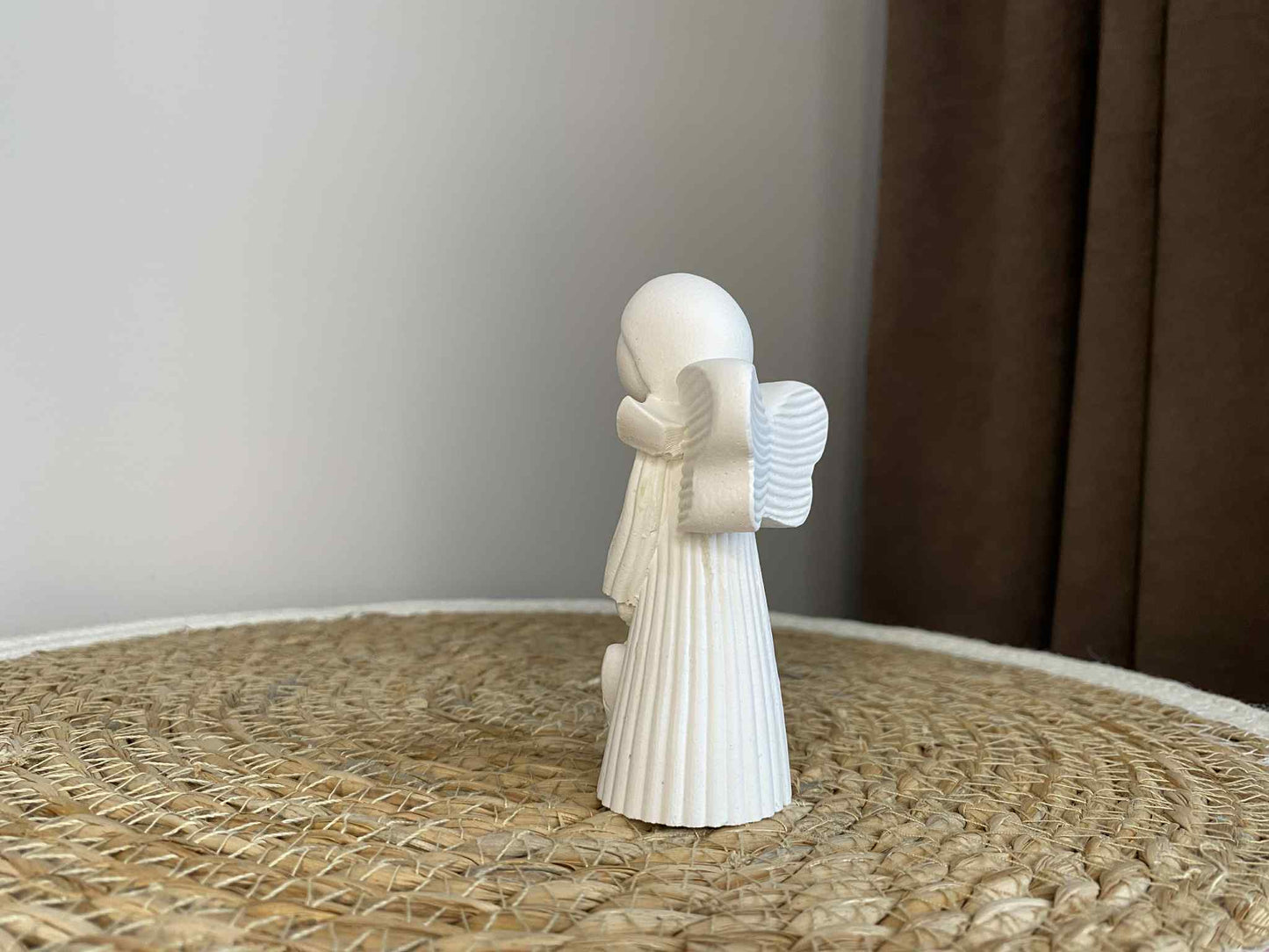 Angeliukas su širdele (baltas)