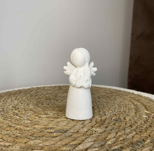 Angeliukas su žvaigždute (baltas)