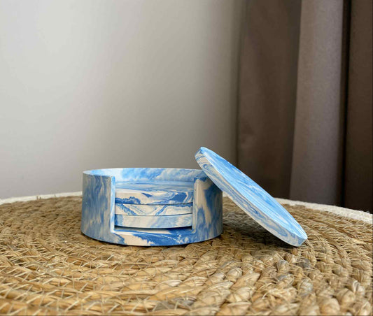 Puodelių padėkliukų rinkinys