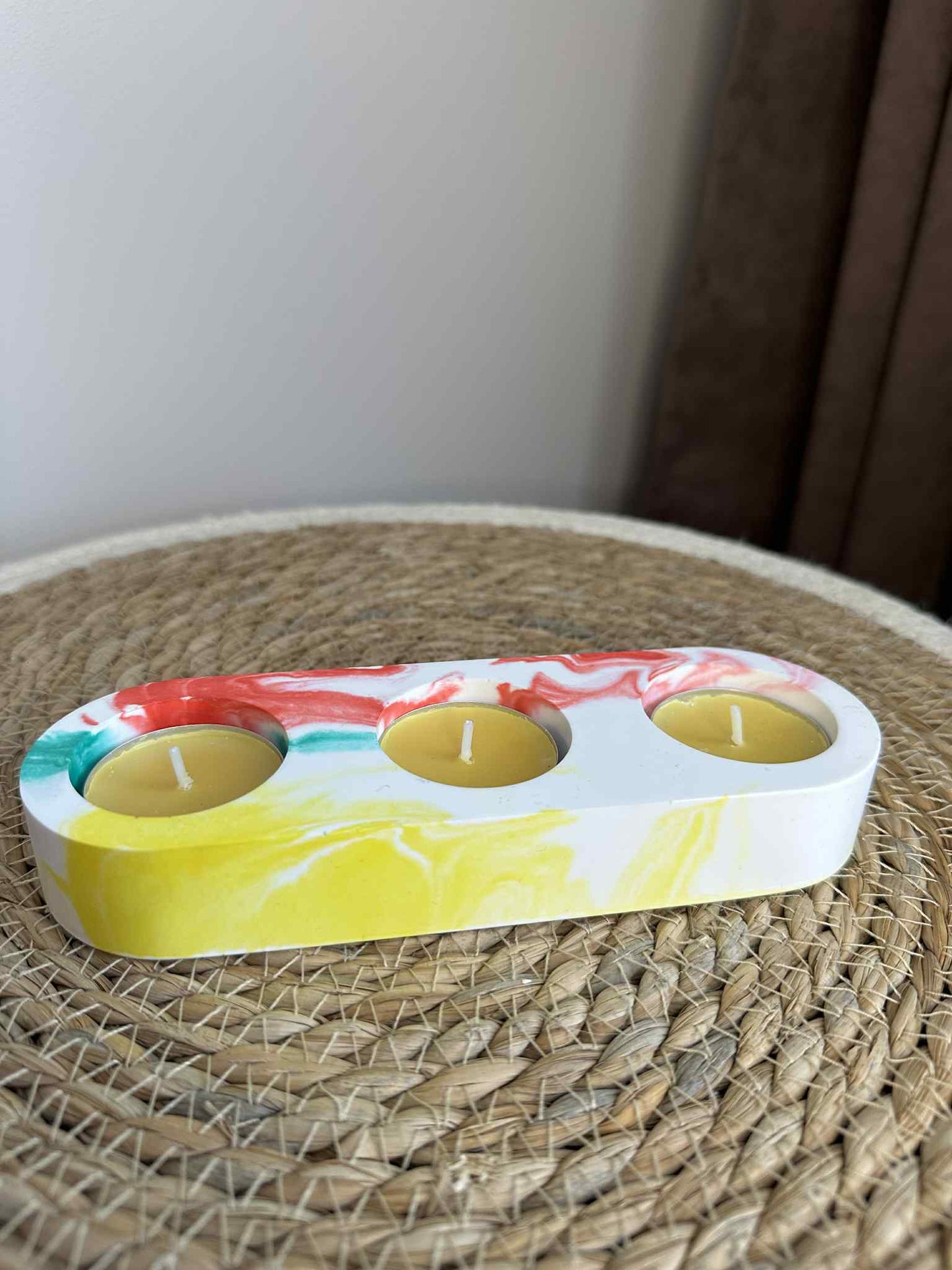 Trijų dalių žvakidė (Lietuvos trispalvė)