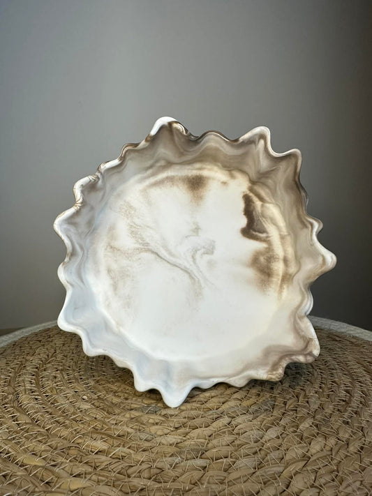 Išskirtinio stiliaus dubenėlis (rudas)