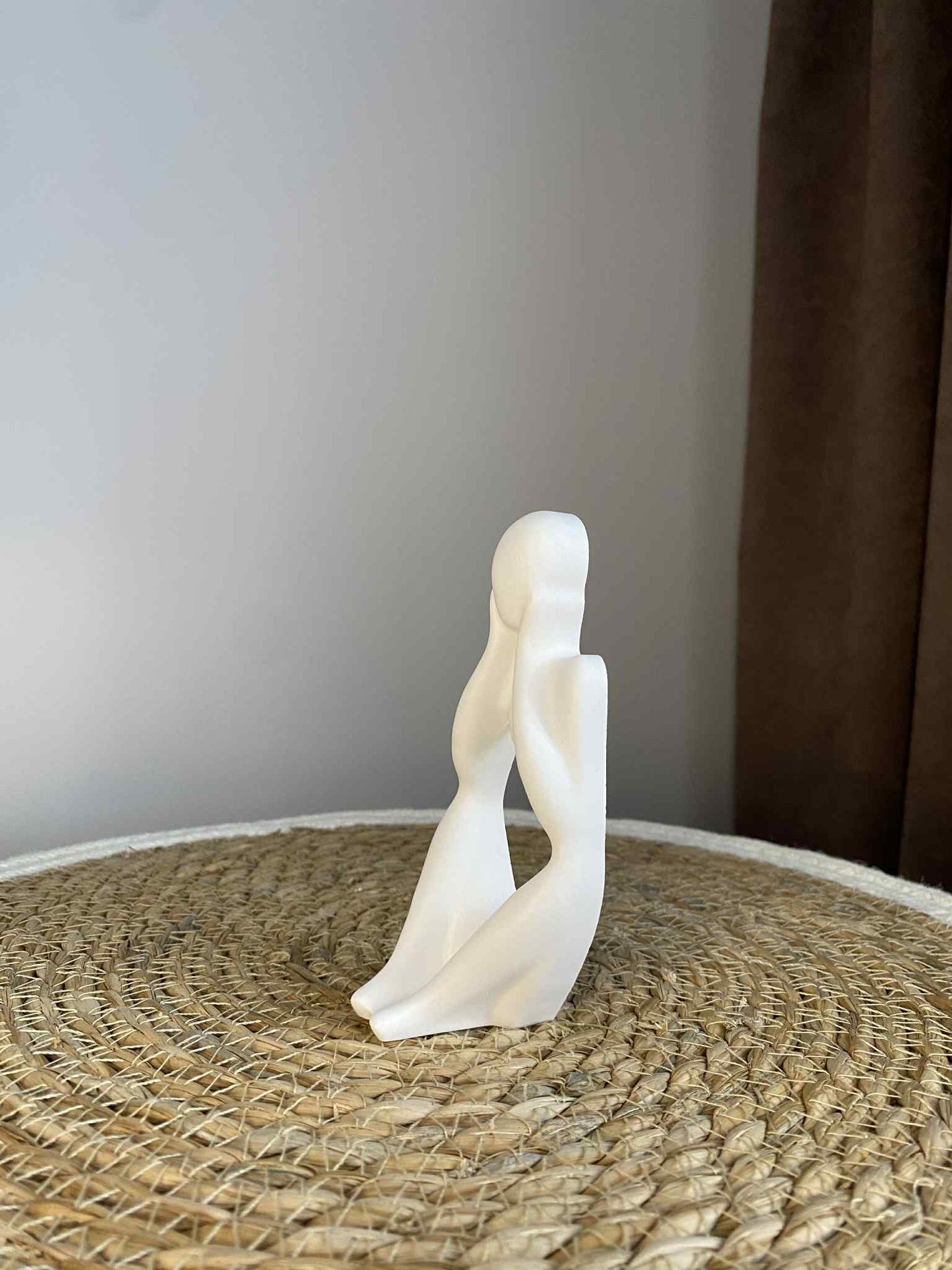 Susimąstęs žmogeliukas modelis 1 (baltas)