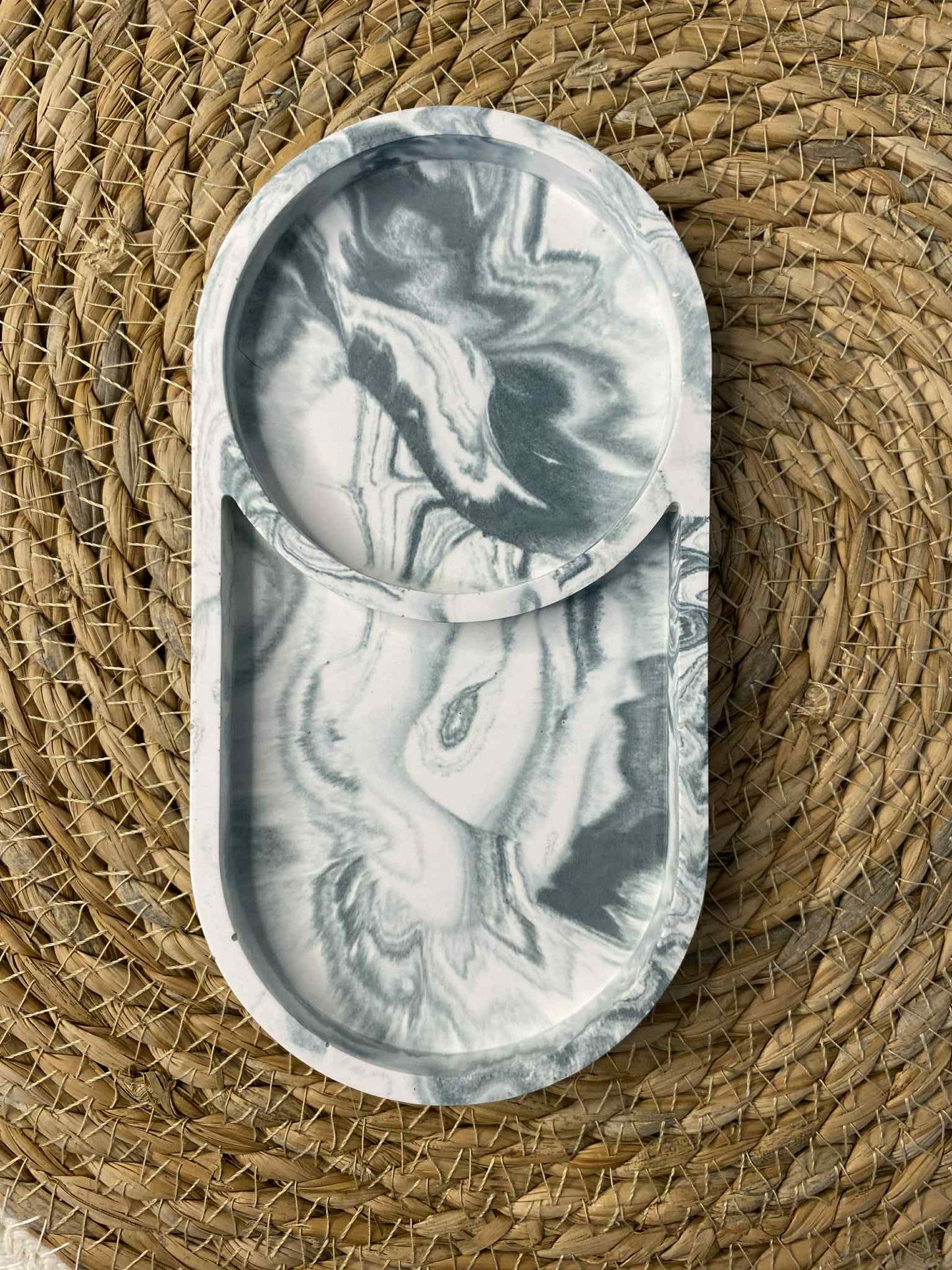 Dviejų dalių padėkliukas (žalias)