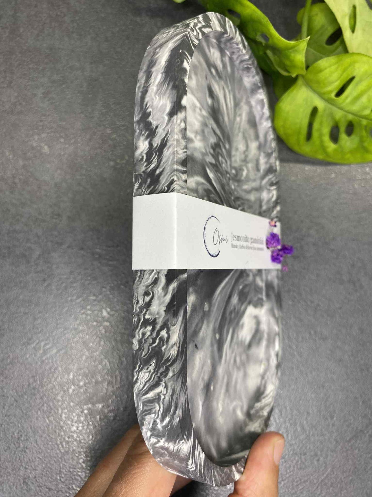 Vienos dalies padėkliukas (juodas)