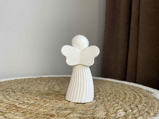 Angeliukas su širdele (baltas)