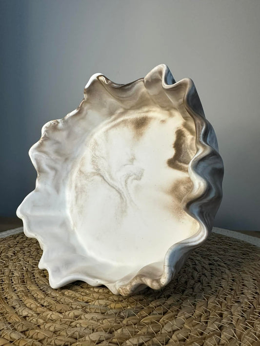 Išskirtinio stiliaus dubenėlis (rudas)